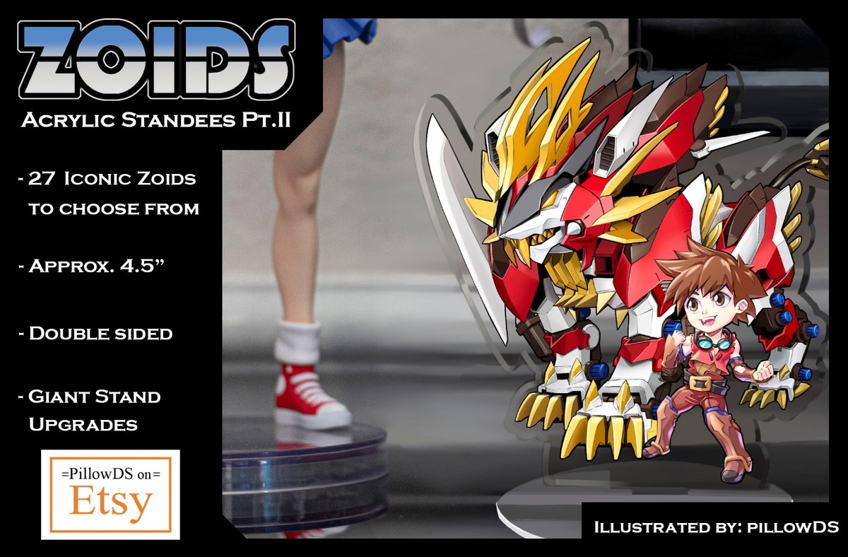 PillowDS's tweet photo. Finished illustrating the Hayate Liger! Only 2 designs left to complete. There's still time to preorder any of the 27 designs on my Etsy! https://t.co/jnJpreHgfl
-
#zoids #etsy #gunpla #ArtistOnTwitter #fanart https://t.co/Qf8vnMxKib