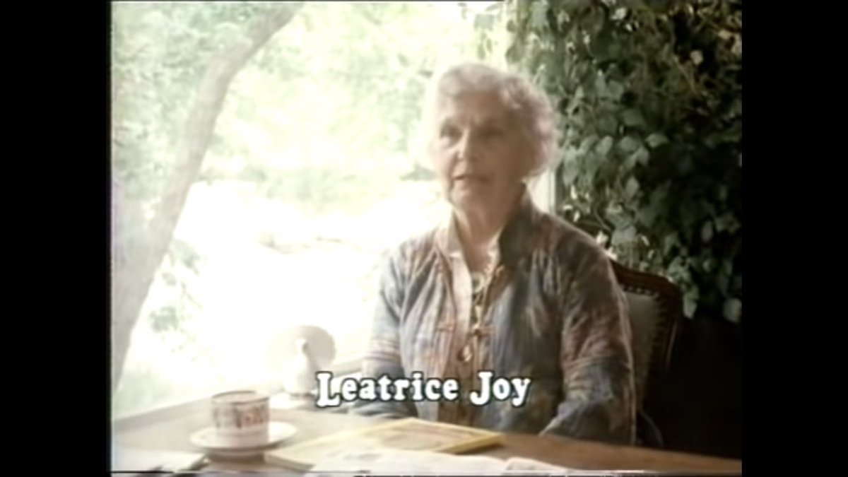 Leatrice Joy, describing how down low a plane swooped: “until you practically pick buttercups.”
