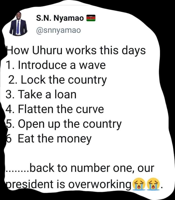 seanmuigai's tweet photo. Some has really analysed kamwana moves #StopGivingKenyaLoans
Dear Imf
#StopGivingKenyaLoans
#IMFStopLoaningKenya
#signthepetition https://t.co/ufdDSIAcVu