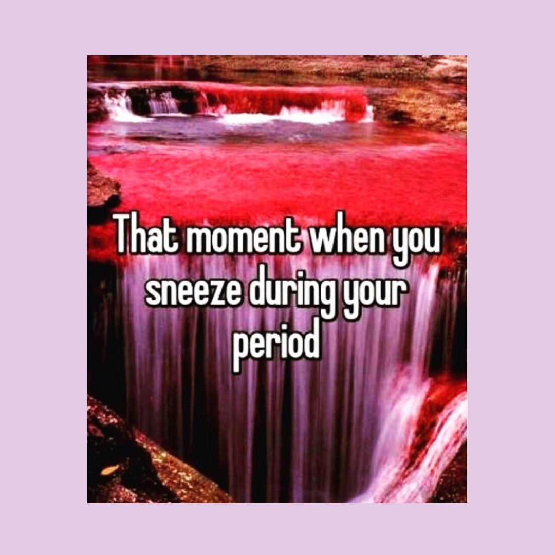 Relatable much? #periods #menstruation #menstruationmatters #period-problems #joyfeel #feelbetter #feelthejoy #sanitarypads #sanitarynapkins #sanitarypadsindia #madeinindia #maternitypads #sneeze #periodsneeze #periodsbelike