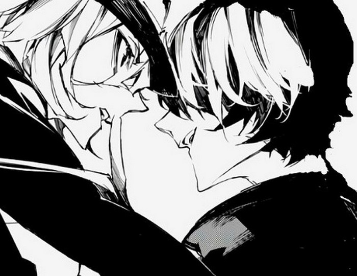 ...soothing soft tender caress,just the way Dazai always feels the intimate...