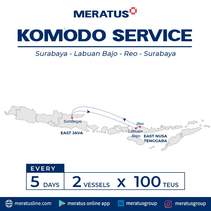 MeratusGroup's tweet photo. Expand Your Business and Be Part of Our New Journey!⁣⁣⁣
⁣⁣⁣⁣
#MeratusKomodoServices #NewRoutes #MaidenCall⁣⁣⁣
⁣⁣⁣
#MeratusGroup⁣⁣⁣⁣⁣⁣
#MeratusStayAhead⁣⁣⁣⁣⁣⁣
#stayahead⁣⁣⁣⁣⁣⁣
#WeDeliverWhatWePromises⁣⁣⁣⁣⁣⁣
#MeratusforIndonesia⁣⁣⁣⁣⁣⁣ https://t.co/kZQwuPv1aD