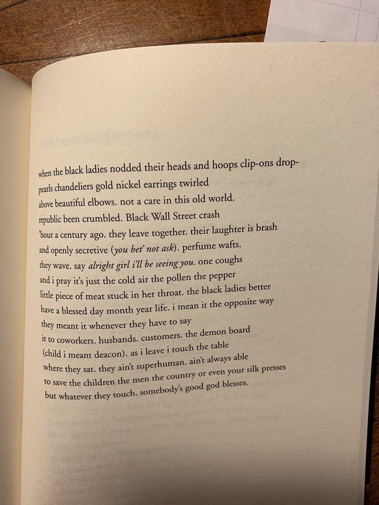 3/30: “and though the odds say improbable” by  @destinyoshay . I remember when I interviewed Destiny, I wanted to talk to her about this poem, and she gave a lovely and brilliant response. I love how familiar the poem feels and...just read her response in  @The_Rumpus !