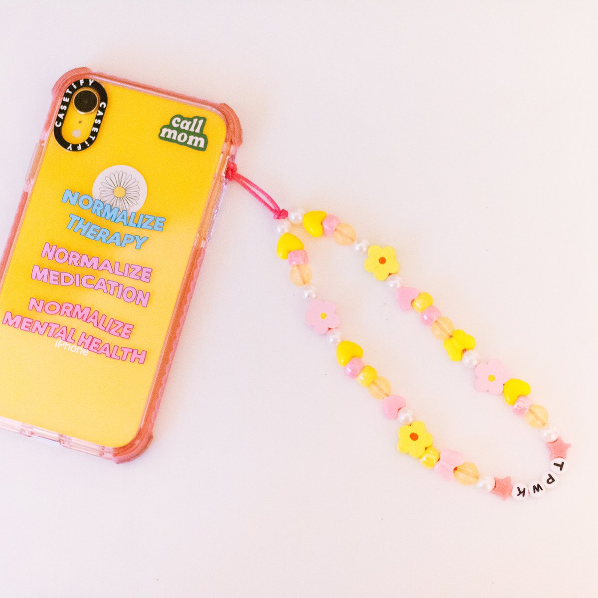 knottedcherries's tweet photo. Surprise 🌼💖✨There’s 10 openings for custom phone charm straps on the shops Depop right now!!! Pictured are some examples 🤩 Please read the caption on the listing before buying. Excited to create for you guys as always. 💌 https://t.co/0ID7VeCWUH