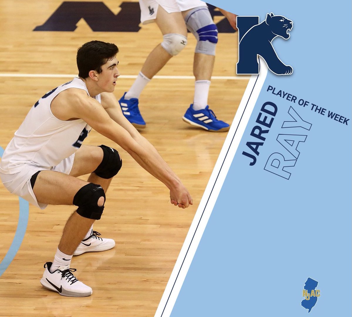 CoachGinex's tweet photo. Seems like another week and therefore another honor for this young man. 3 weeks in a row he is tour @NJACSports POW. Way to go Jared!
#volleyball #keanmvb #kuvb #keanvb #ncaavb #ncaavolleyball #d3vb #d3volleyball #keanathletics #cougarsclimbhigher #njac #cvc #cvcvolleyball https://t.co/T5oCvOd83C