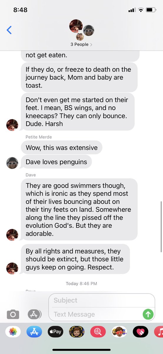 A must read.

(And yes, my little sister’s contact name is “little shit” in French. I stand by this.)