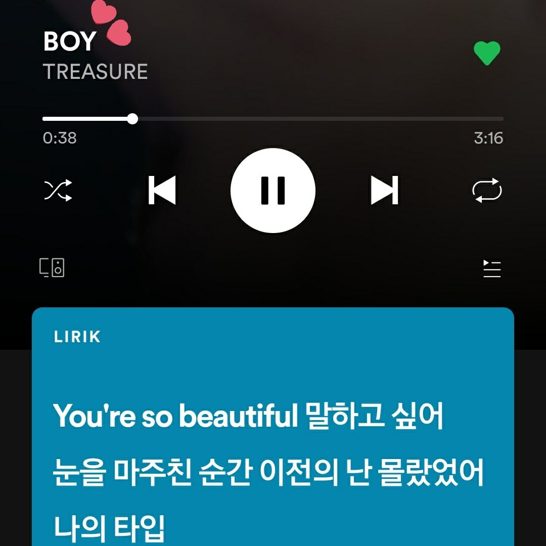 TREASUREINA__'s tweet photo. 📢 REMINDER [SPOTIFY]

Teuha, have you started your day with streaming BOY on SPOTIFY? If haven't, let's start it now. We encourage:
✔ Search manually
✔ Play it

But if u are really busy u can using playlist 😊

STREAM BOY TO 100M
#TREASURE #트레저 #トレジャー
@treasuremembers https://t.co/I4Lsc1pZwY