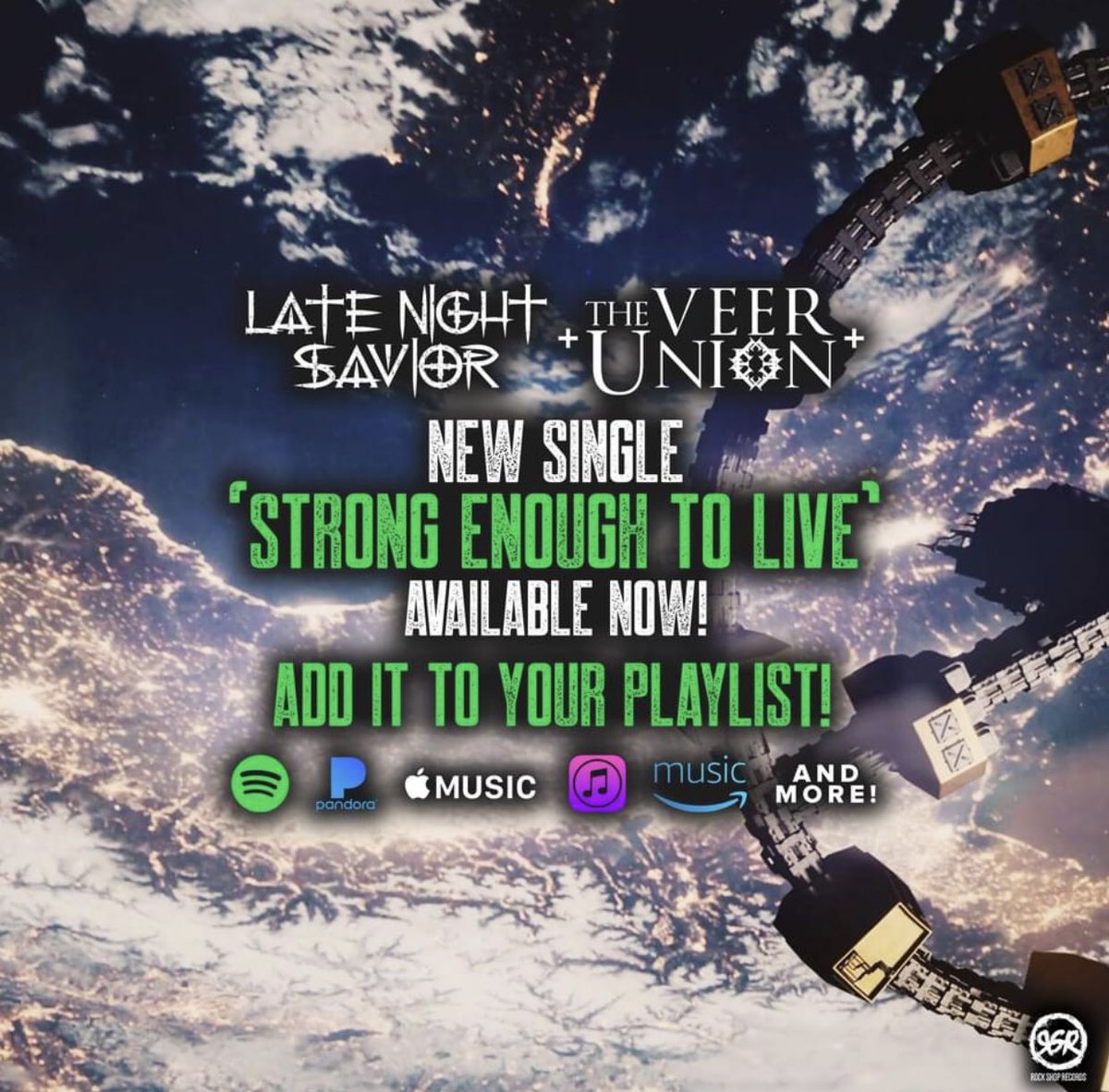 rockshoprecords's tweet image. The NEW SINGLE from @latenightsavior "Strong Enough To Live" feat. @TheVeerUnion is AVAILABLE NOW! ADD it to your Playlists or Purchase it NOW!! LINK IN BIO!
.
.
.
#latenightsavior #theveerunion #strongenoughtolive #rockshoprecords #rsr #altmetal #hardrock #applemusic #spotify
