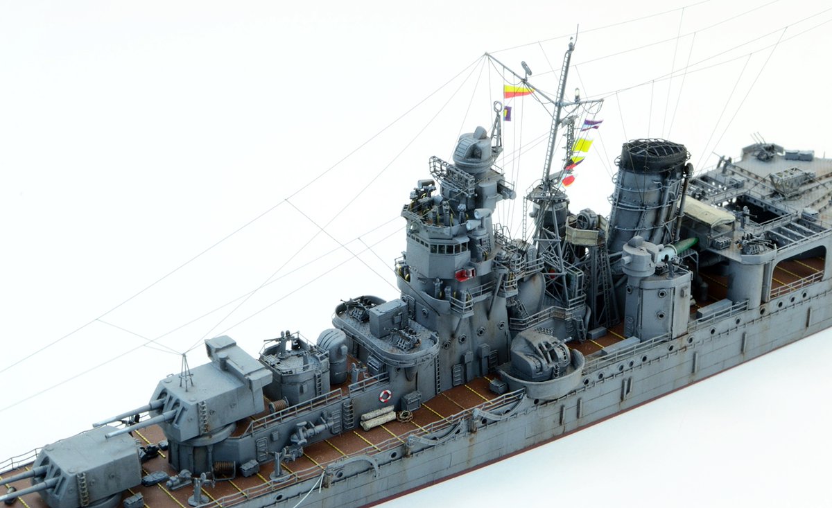 Gaku_Oiso's tweet photo. 軽巡洋艦『矢矧1945』
#今日の一隻 https://t.co/j9xcCCVaA5