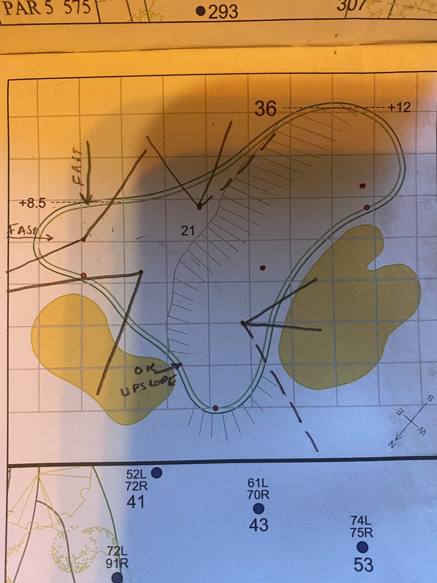 Masters Week. Thought it would be interesting ( @NoLayingUp ) to show a real ANGC yardage book. My favorite course in the world to caddy. So exacting. Only course in the world I kept a chipping book (last 2 photos.) Any questions?