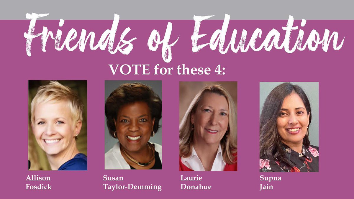 JulieJo99's tweet photo. Friendly reminder...make a plan when to VOTE for these 4 for 204 tomorrow! #proeducation #friendsofeducation @ipsd @IPEA204 @ipef204 @pdac_ipsd https://t.co/MrEDvSKJme