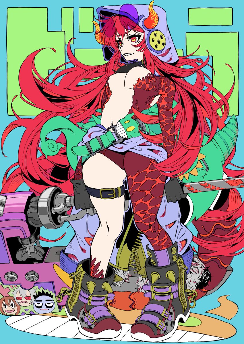アンジュ・カトリーナ(にじさんじ) 「むしゃむしゃ

#過去絵で食ういいねは旨い 」|鉄坊やのイラスト