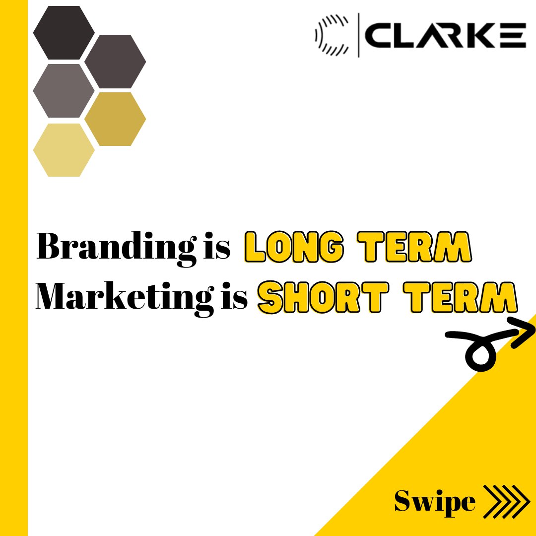 clarke_global's tweet photo. Branding vs Marketing 🖤
⚡Branding
The act of communicating and positioning. Branding is how you are perceived.
⚡Marketing
The act of promoting and selling. Marketing is how your message gets out.
-
-
-
-
Link in Bio.
#instagramforbusiness #socialmediamarketing https://t.co/TMBAtRRBlh