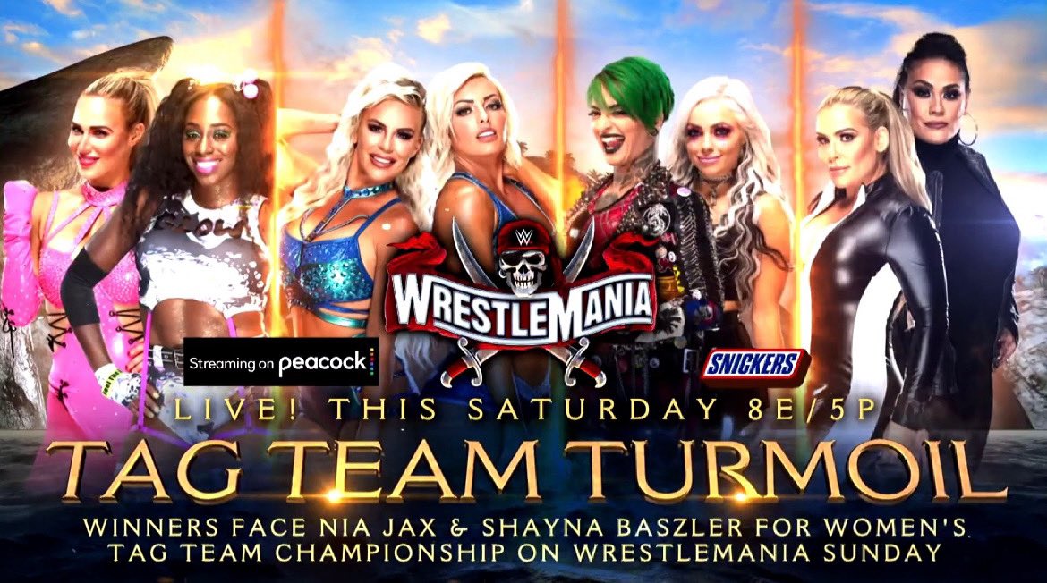 Tag Team Turmoil And New Title Match Added To WrestleMania 37