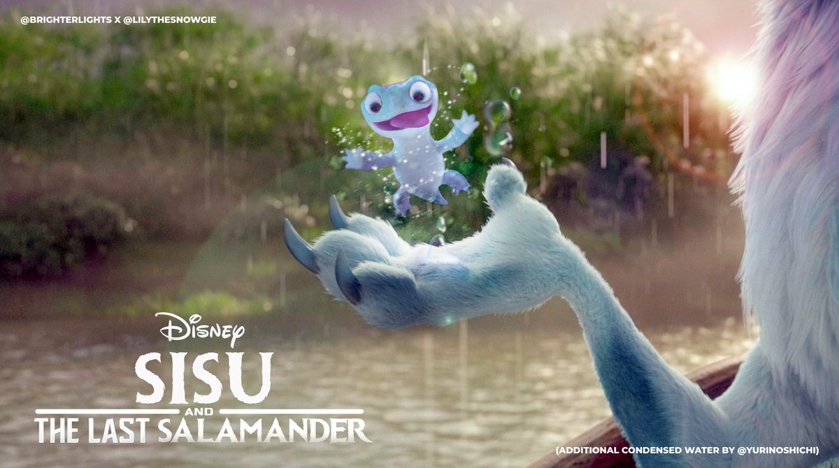 wrighterlights's tweet photo. Sisu and the last salamander, I messed around with lighting but well it worked out!
Shout out to LilyTheSnowgie on AO for the idea she came up. And @Yurinoshichi1 for water elements around Bruni!
#rayaedit #raya #sisu #rayaandthelastdragon #bruni #frozenedits https://t.co/OHb1dxeE7O