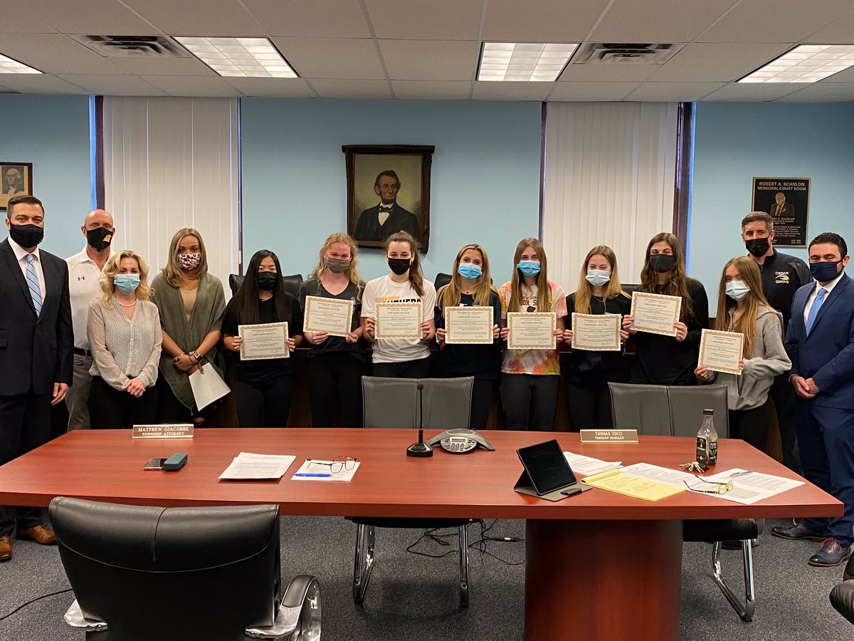 The CG Town Council recognized the Girls undefeated season and SEC division championship at tonight’s council meeting!