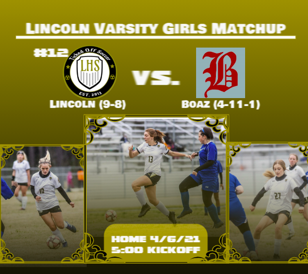 Lincoln Girls Soccer (@tickedoffsoccer) on Twitter photo Honored to receive mention in the <a href="/aldotcomSports/">AL.com sports</a> Spring Sports Roundup! Come out & support your lady bears as we take on <a href="/BoazSoccer/">Boaz High Soccer⚽️</a> tomorrow @ 5:00, followed by the boys @ 7:00! #TickedOffSoccer <a href="/duff_bio/">Coach Duff</a> <a href="/ghilltide/">Griffin Hill</a> <a href="/kelsiehughes23/">Kelsie Hughes</a> @CoachJBScience <a href="/CoachBailey19/">Coach Bailey</a> @baileymath6 Honored to receive mention in the <a href="/aldotcomSports/">AL.com sports</a> Spring Sports Roundup! Come out & support your lady bears as we take on <a href="/BoazSoccer/">Boaz High Soccer⚽️</a> tomorrow @ 5:00, followed by the boys @ 7:00! #TickedOffSoccer <a href="/duff_bio/">Coach Duff</a> <a href="/ghilltide/">Griffin Hill</a> <a href="/kelsiehughes23/">Kelsie Hughes</a> @CoachJBScience <a href="/CoachBailey19/">Coach Bailey</a> @baileymath6