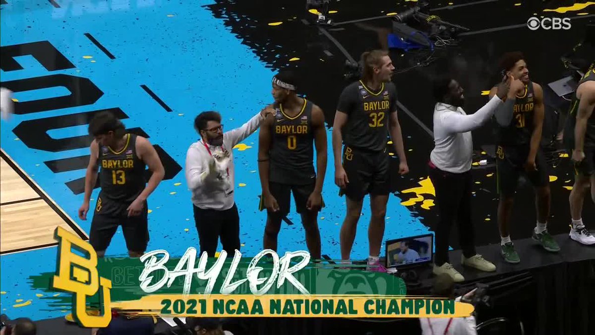 FIRST. TIME. FEELING! ๐
Baylor wins the #NationalChampionship for the first time in menโs program history! https://t.co/HOg0RgPN41