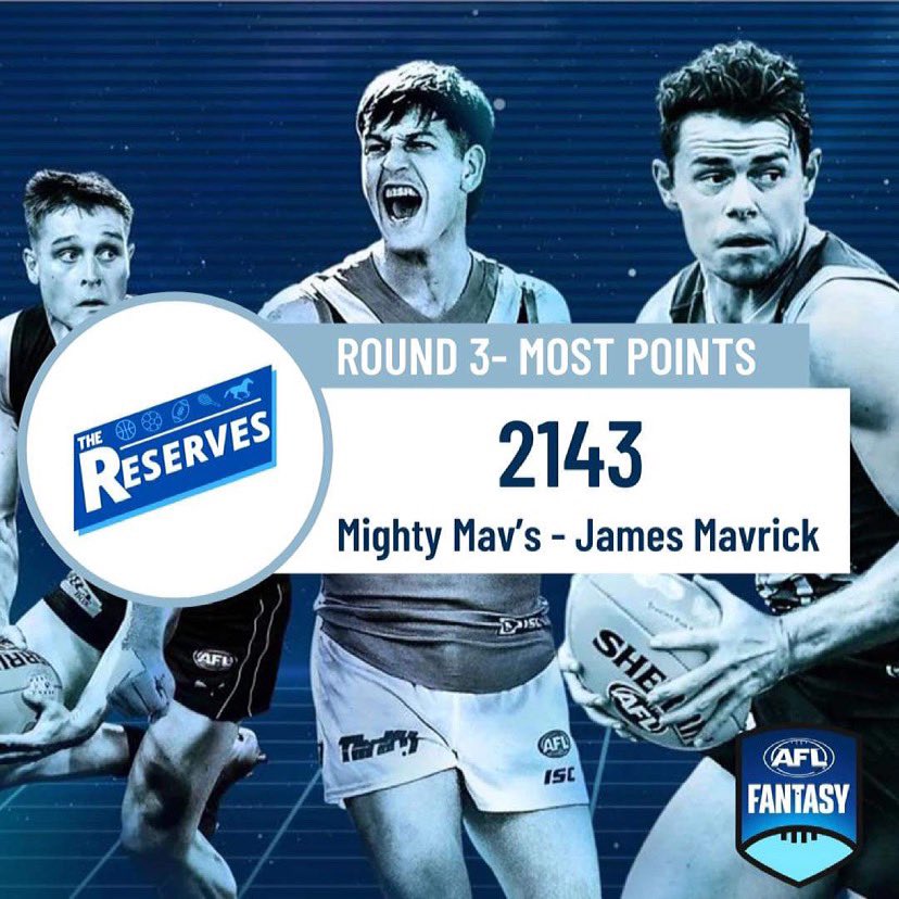 ReservesThe's tweet image. Our coach of the week for R3!