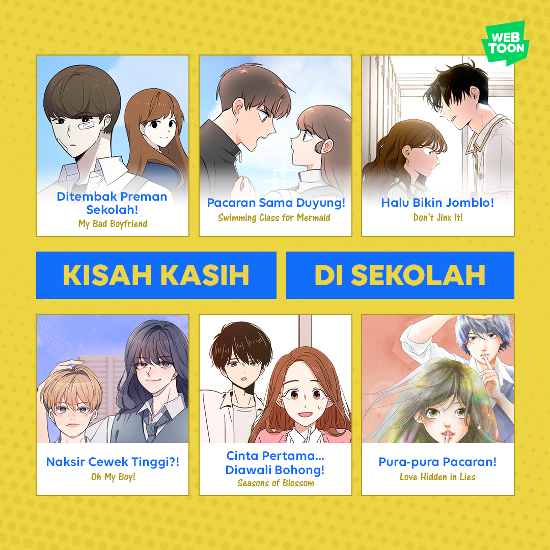 webtoonid's tweet photo. Buat yang pengen baca yang ringan dan gemes, mimin kasih rekomendasi webtoon gemes di sekolah, nih!

Simak ya 😉👇 https://t.co/pdI5eFokzo