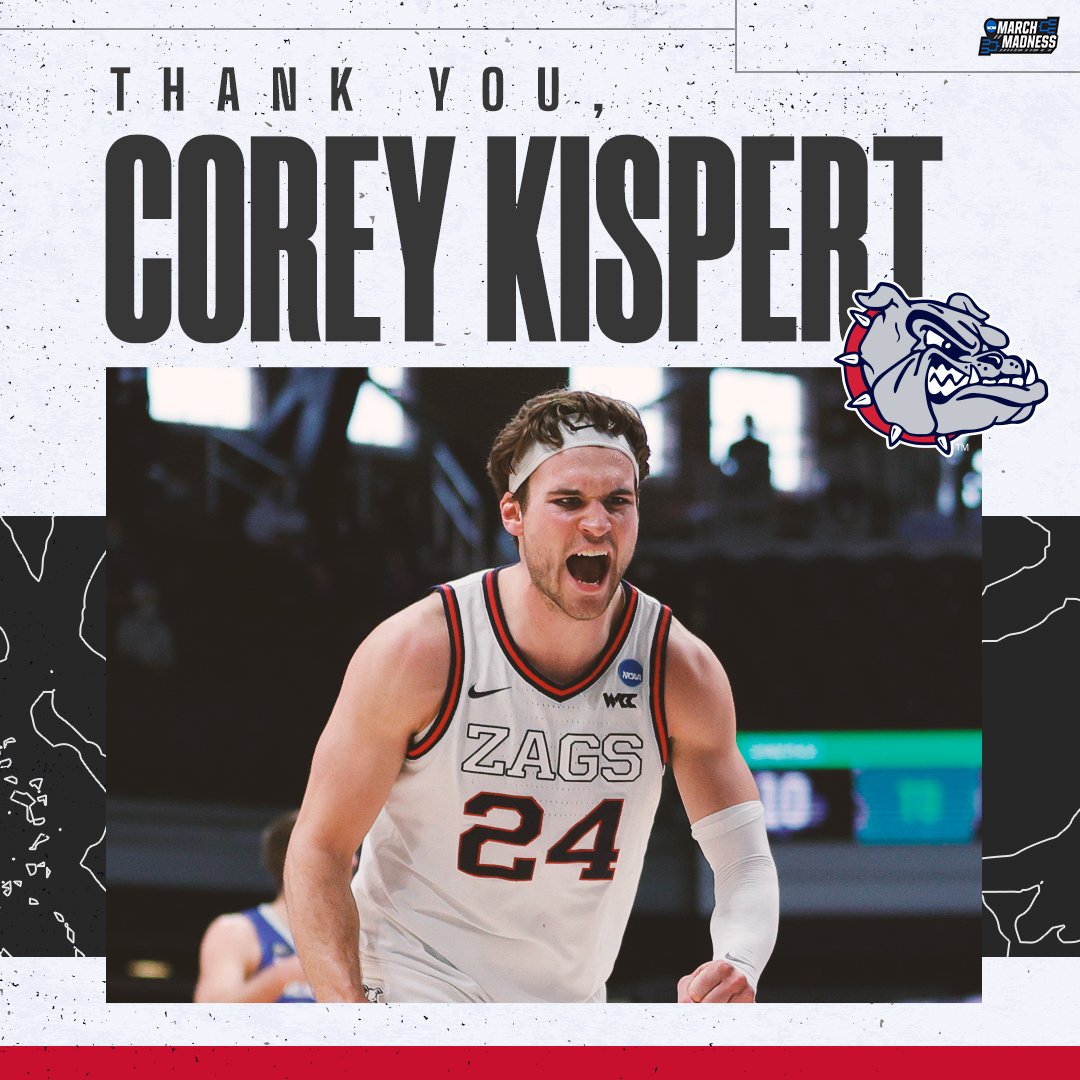 Congrats to the #ErvingAward winner on a great career with Gonzaga 👏

#UnitedWeZag