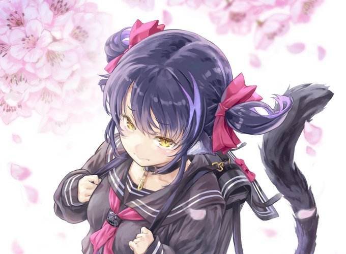 🌸🐈‍⬛

# くろいけもみみ
# けもあーと 