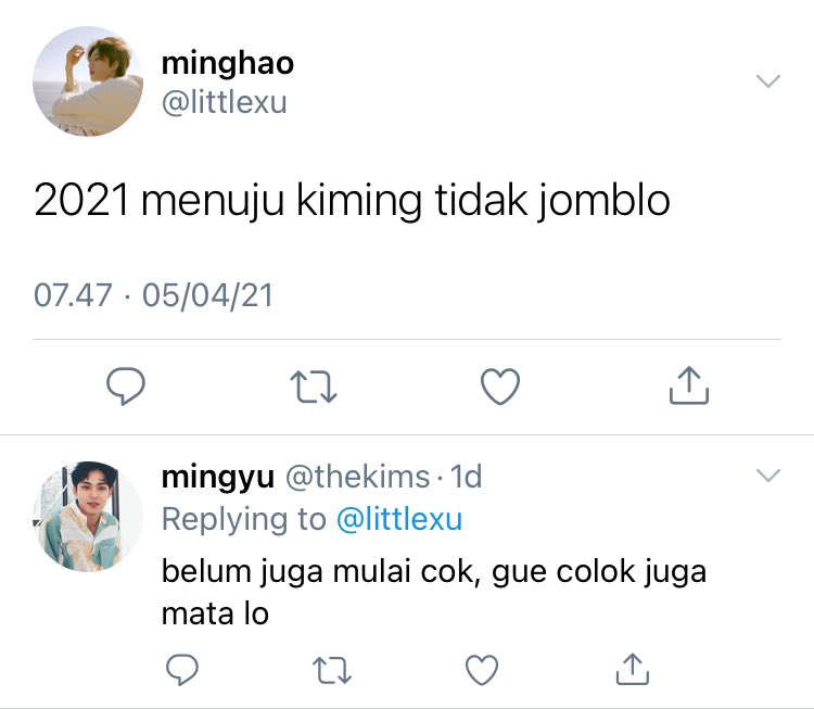 codinglanguage's tweet image. 2021 mingyu tidak jomblo