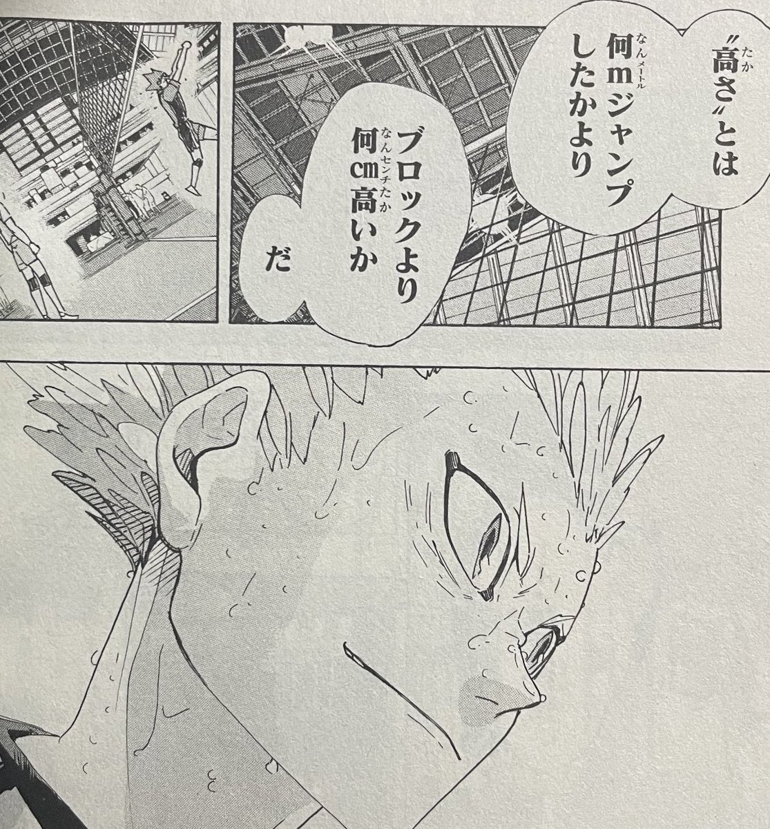 ট ইট র ハイキュー 名言集 星海 俺でさえ 高さ にはある程度の諦めを感じているのに 白馬 ジャンプ力同じくらいだろ 星海 高さ とは何mジャンプしたかよりブロックより何cm高いかだ