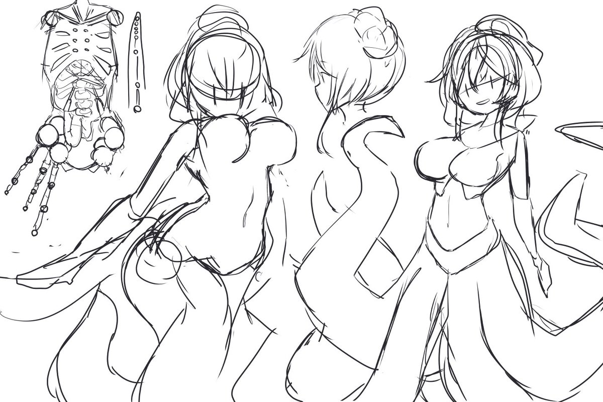 描いてる
1枚目のはSkeb 