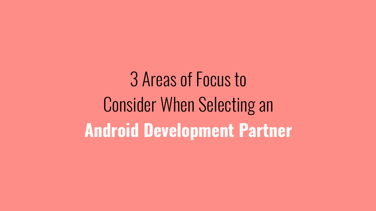 ElegantMicroWeb's tweet image. 3 Areas of Focus to Consider When Selecting an Android Development Partner ow.ly/Pc5u30rDsvQ #AndroidMobileAppDevelopment #MobileApplicationDevelopment #AndroidMobileAppDeveloper #MobileAppDevelopment #AndroidApplicationDevelopmentAhmedabad #MobileAppDevelopmentServices