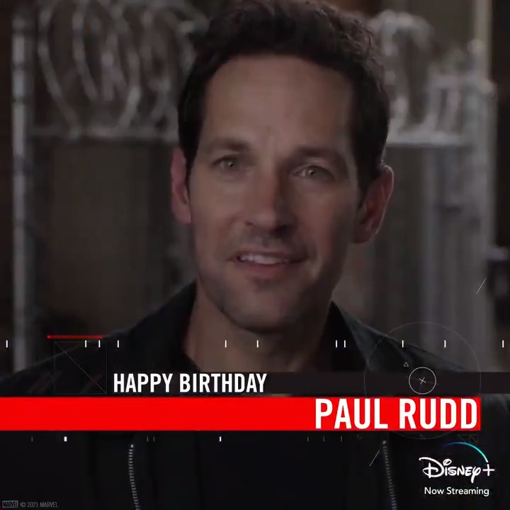   Ok, the first thing we should do is wish Ant-Man AKA Paul Rudd a happy birthday! 