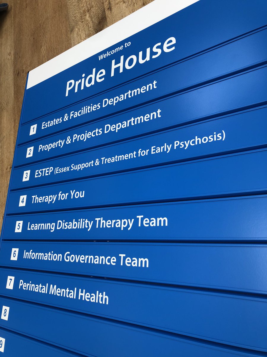 Dansign's tweet photo. Interchangeable directory sign for amazing team at @EPUTNHS ... wrapped and on the van ready to be installed a bit later today 🚚 #sign #signage #lovemyjob https://t.co/eJdt1P2Sfh