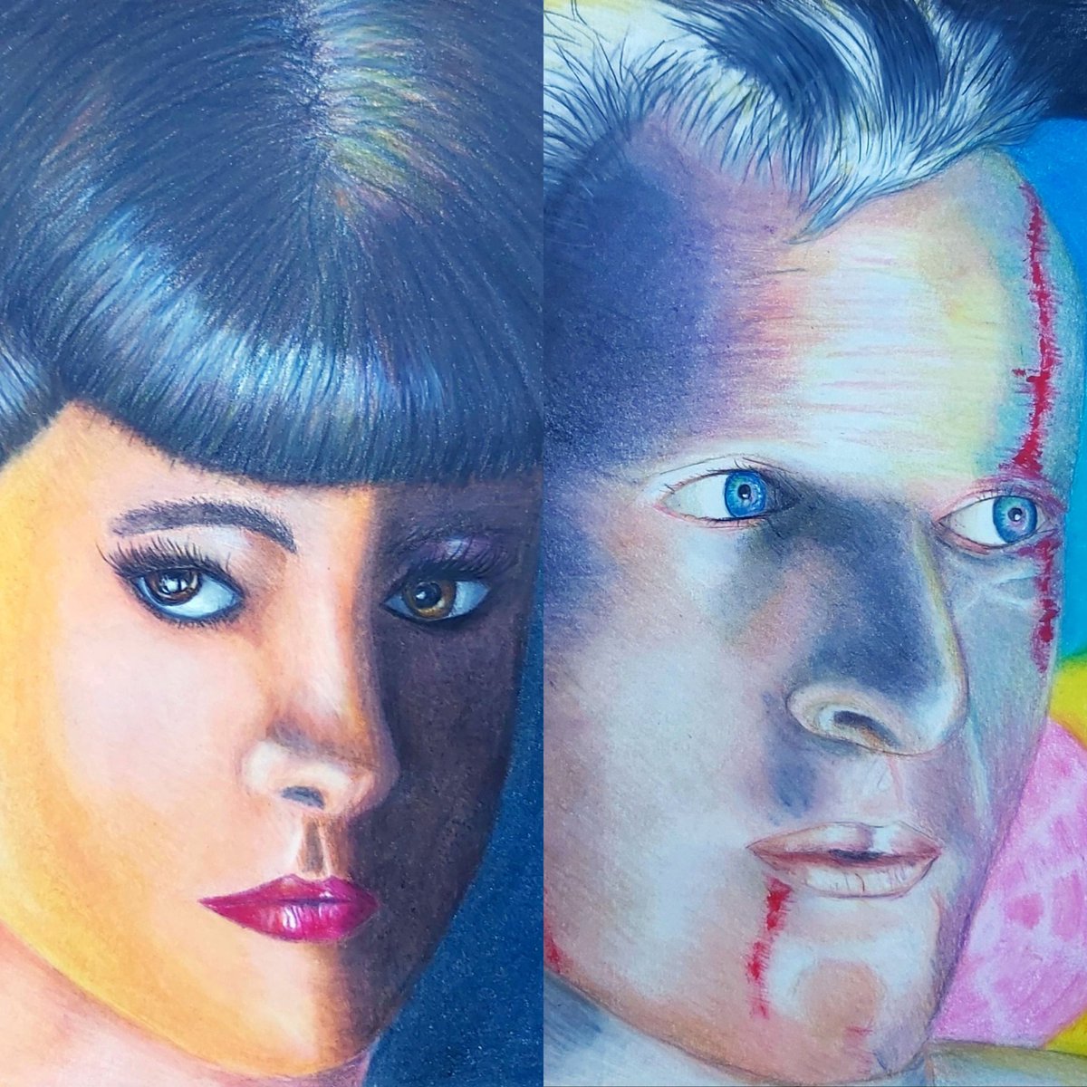 Do Androids Dream....part 2
Coloured pencil drawing 
#arteza #colouredpencil #coloredpencil #Pencildrawing #drawing #bladerunner #bladerunnerart