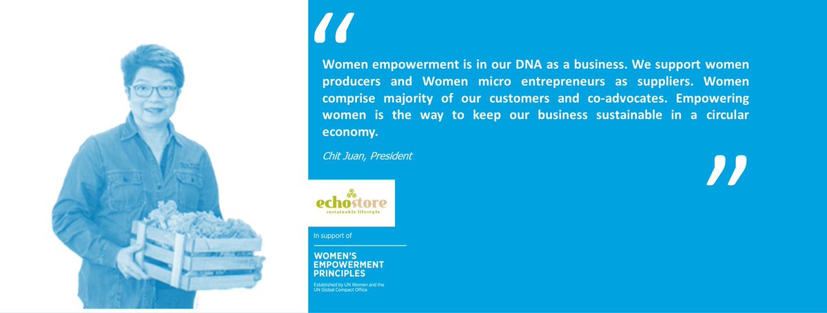 Proud signatory of <a href="/unwomenasia/">UN Women AsiaPacific</a> #weps <a href="/ECHOstore/">ECHOstore</a> <a href="/chitjuan/">chit juan</a> #weempowerasia