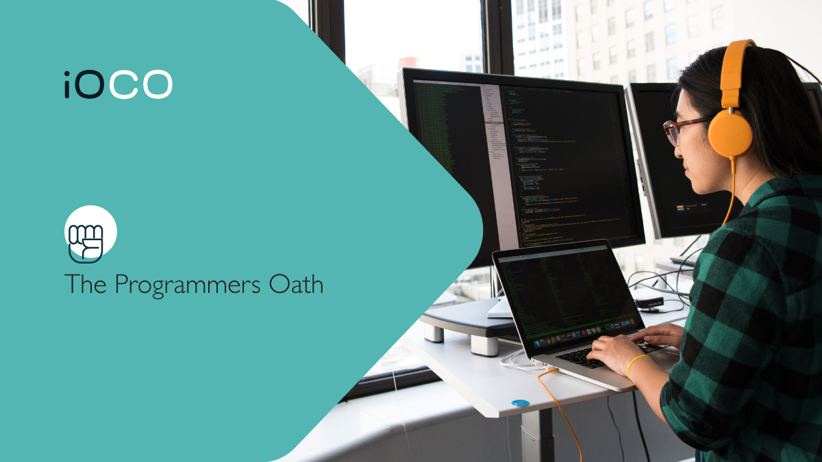 iOCO_Tech's tweet image. Software engineers have a responsibility towards society to build ethical solutions. Read more by @DenzilGovender about the Programmers Oath here ow.ly/SmPt50Ef7de

#responsiblecode #softwareengineers