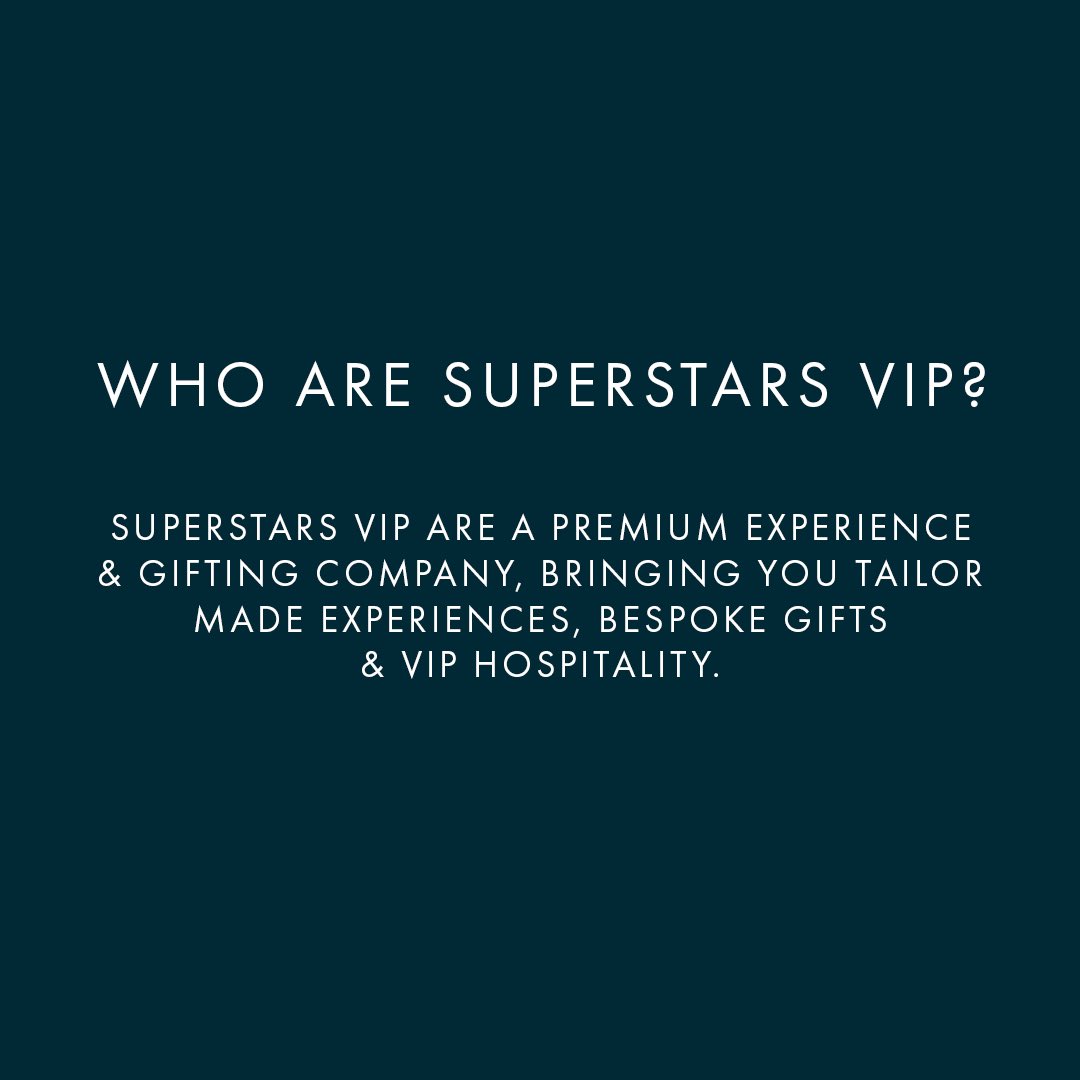 Who are Superstars VIP?

✔️We specialise in curating desirable experience packages you won’t find elsewhere.

✔️We offer a luxury gifting selection, filled with items you wouldn’t find on the high street. 

✔️ We have beautiful hotel packages based around the world!