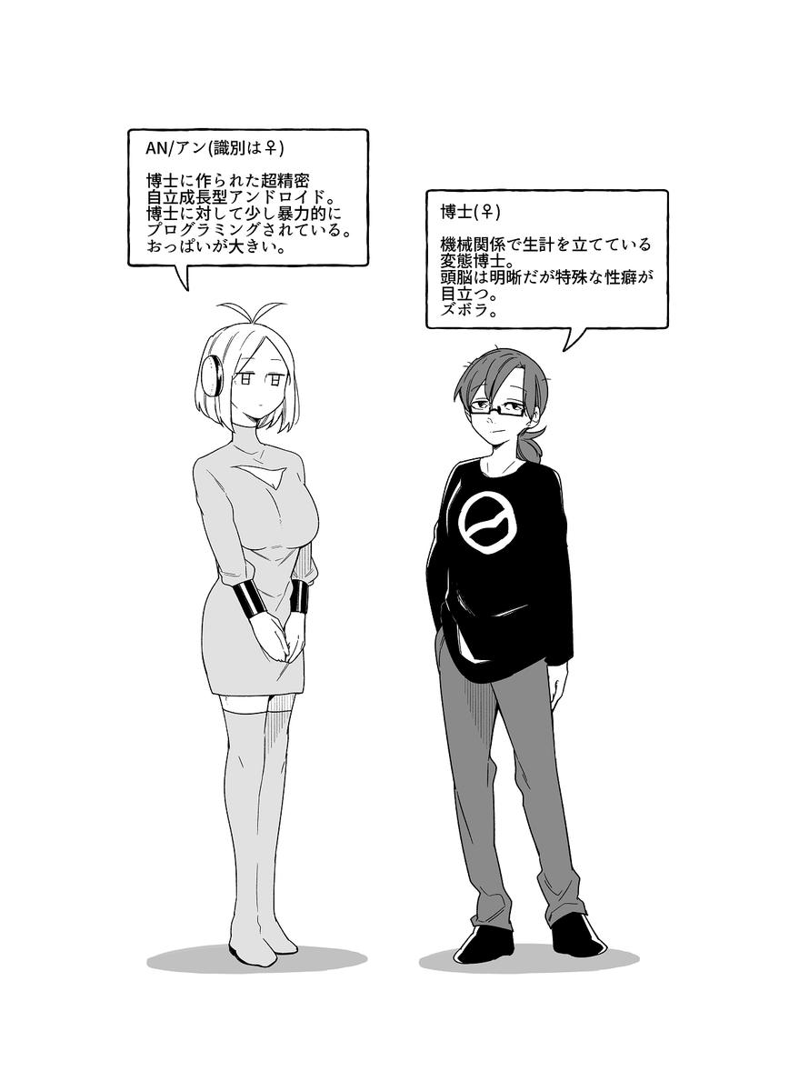 「変態博士とアンドロイド」(2/2) 