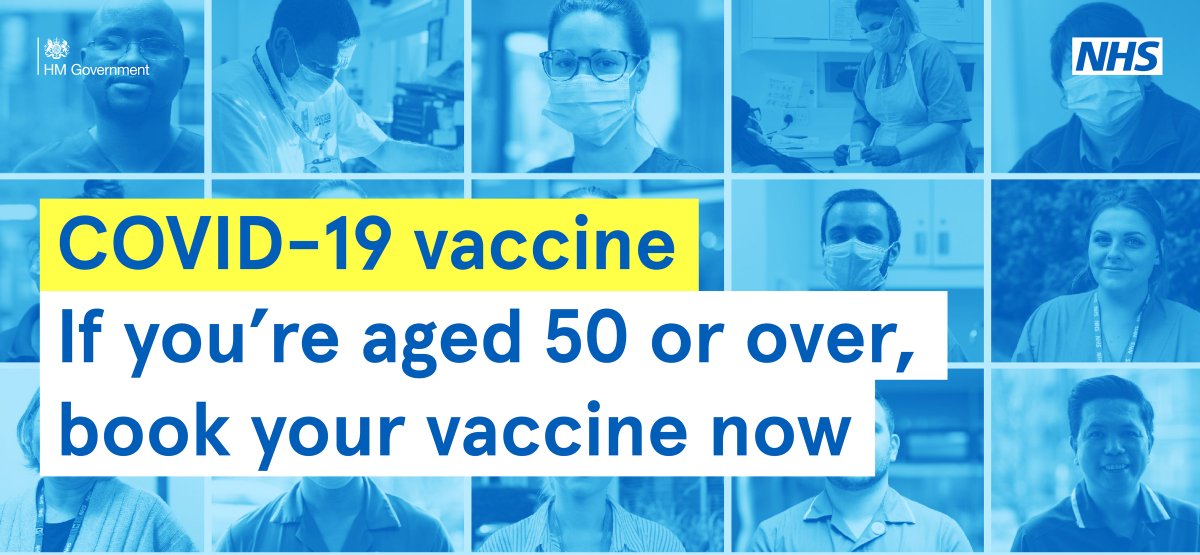 BristolCouncil's tweet photo. If you are eligible for the #COVID19 vaccine and haven’t booked in your first dose for April, please contact your GP.

Eligible groups are:
👉 Over 50s
👉 People with health conditions that put them of greater risk of illness
👉 Health and social care workers https://t.co/BZ7Q7jZZHx