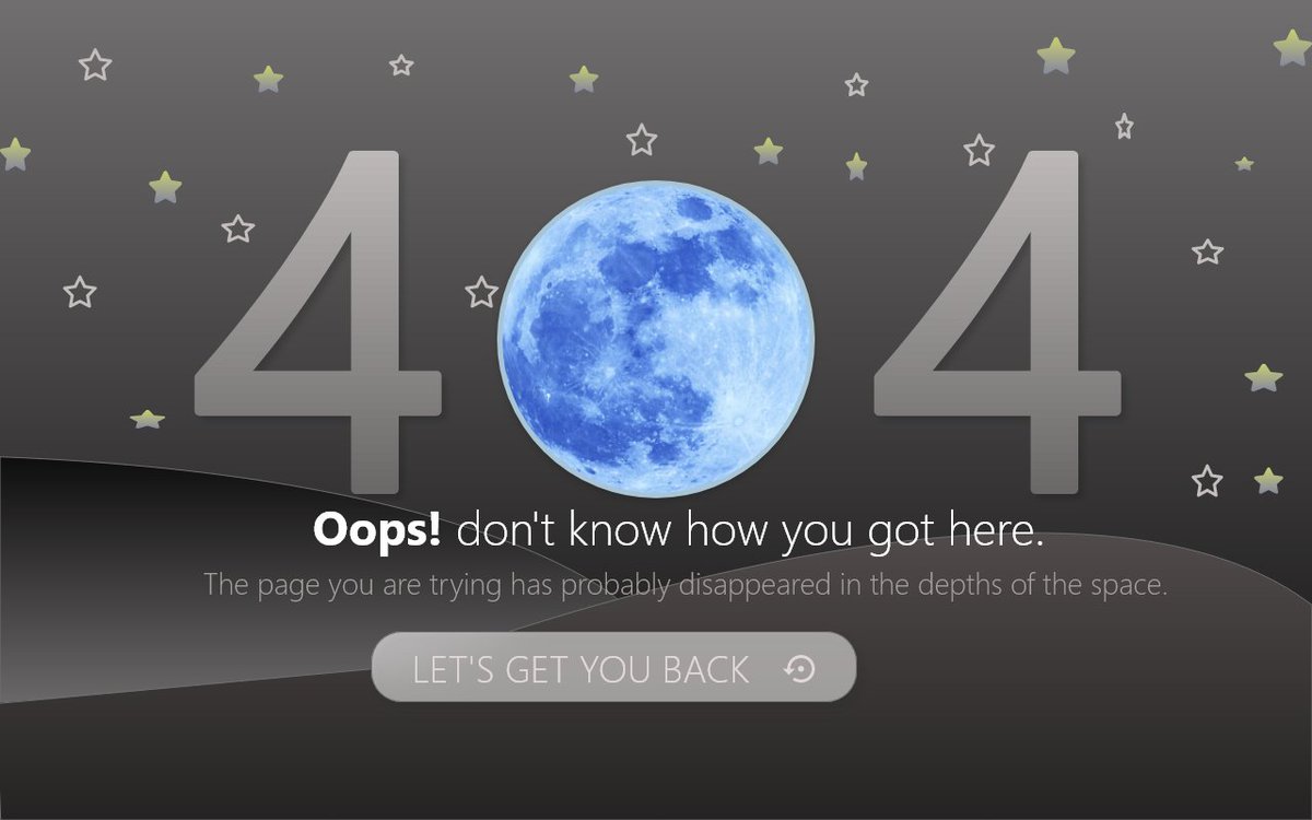 pears_09's tweet image. #DailyUI #DailyUI008 Today&apos;s Challenge : 404 Page
I have created 404 error page in the moon theme.
#ERROR404 #ERROR #uidesign #userinterface #ux #uxdesign #userexperience