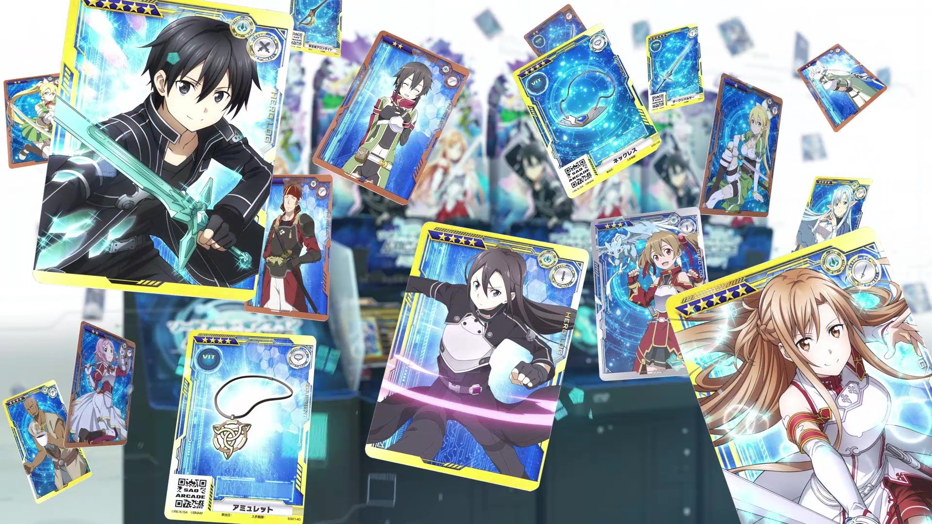 ソードアート・オンラインアーケード　SAOAC 添い寝カードまとめ売り　45枚 ソードアート・オンラインアーケード SAOAC 添い寝カードまとめ