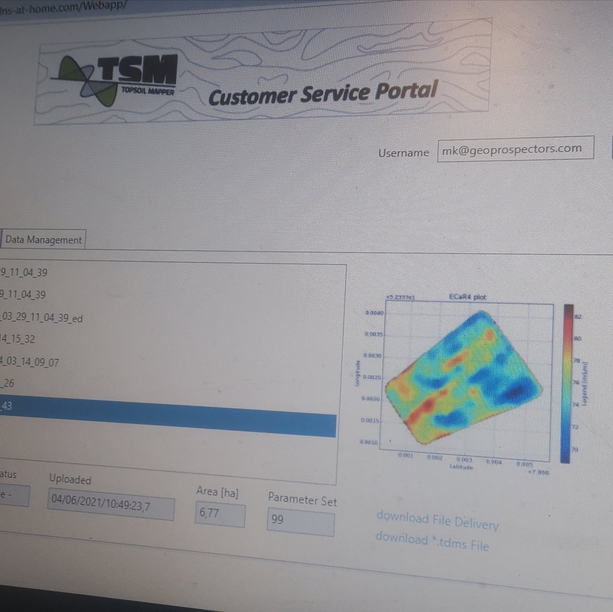 MKY2485's tweet photo. #ECmap cloud processing with technology from @geoprospectors. Upload #soilscanner data and get #soilzones maps ready to use (shape data) delivered to your mailbox. https://t.co/ooYxtanZg4