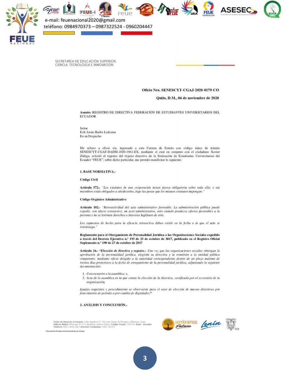 Representante Asesec Ecuador tweet media