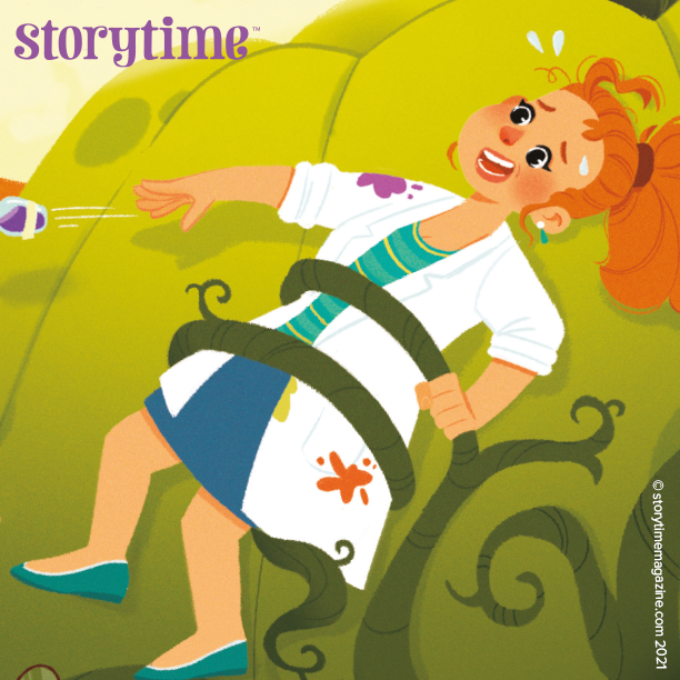 StorytimeMag's tweet photo. You never quite know what is going to happen in Ms. Peabody's classes! Find out what mayhem follows in the gardening lesson when Ms. Peabody's home made fertiliser is fed to the seedlings in the Peabody Experiment! Fab art by Sara Mauri https://t.co/Aek6xrirNl #teacher #read #fun https://t.co/Pa4aXHqSDW