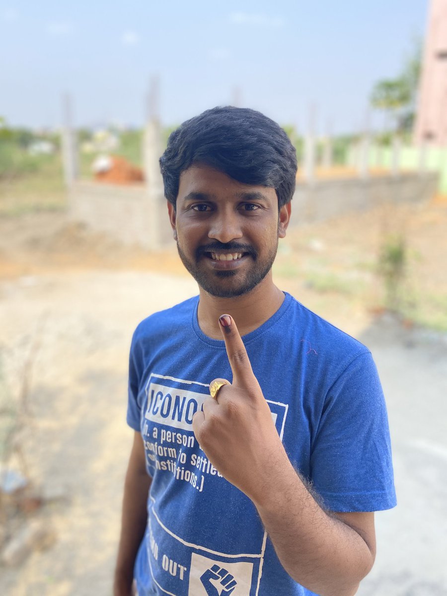 RubanSamuel5's tweet photo. ஜனநாயக கடமையை நிறைவேற்றி விட்டேன் 
என் ஓட்டு என் உரிமை.....#tnelections2021 #democracy #Election2021 #TNAssemblyElections2021 https://t.co/bqyMkXkW20