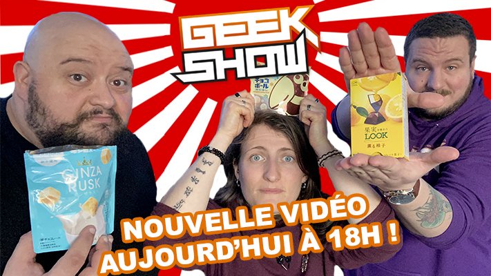 Geek_Gen_France's tweet photo. Rendez-vous aujourd'hui à 18h sur notre chaine YouTube pour une toute nouvelle vidéo : https://t.co/DquCgmyn3s https://t.co/m8nGRWa31v