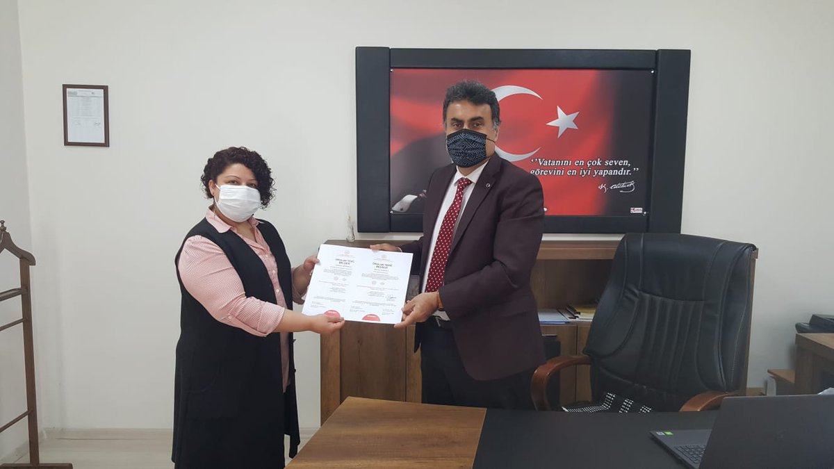 Savcıllı Ilk/Ortaokulu olarak Okulum Temiz belgemizi aldık.