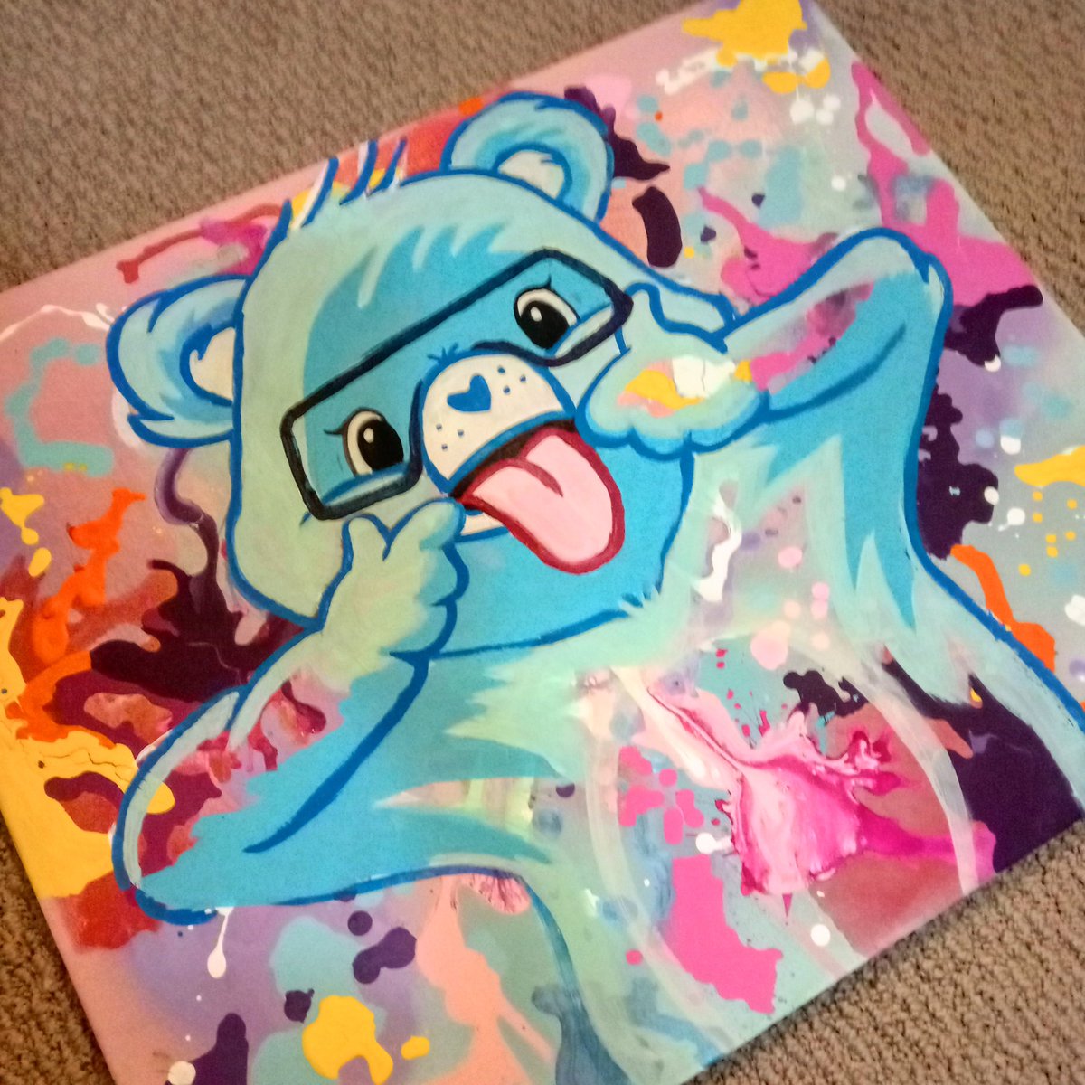 ItsthaEL's tweet photo. Care Bear Countdown...#art #ArtistOnTwitter #itsthaEL https://t.co/M25PKWAjeQ