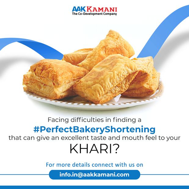 AAKIndiaCo's tweet image. Customers these days look for solutions to match up to their consumers' expectations when it comes to preparing a perfect khari.
To know more, connect with our experts on 18002666363 or info.in@aakkamani.com.
#AAKKamani #TheCoDevelopmentCompany
#TheValueAddingPartnership