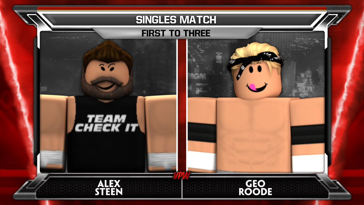 VPWRBLX's tweet photo. With #TeamCheckIt transitioning to singles wrestling, @aflims4 will challenge @LRYShiesty!

Could #GeoRoode pick up a victory from Mr. Wrestling, #AlexSteen?

WEDNESDAY at 7:00PM ET #VPWTV📺 https://t.co/lEr4BnodNo