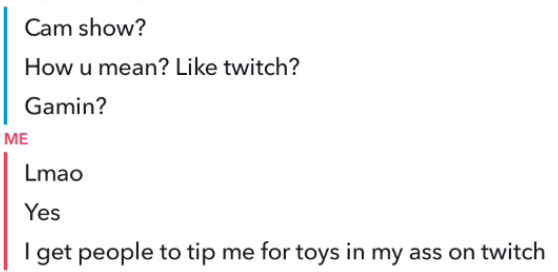 Yes, exactly like twitch https://t.co/QKgaMTY1tq<a href="/tag/model"class="tags"><span>#model</span></a><a href="/tag/trans"class="tags"><span>#trans</span></a><a href="/tag/transgirl"class="tags"><span>#transgirl</span></a><a href="/tag/mtf"class="tags"><span>#mtf</span></a><a href="/tag/lewd"class="tags"><span>#lewd</span></a><a href="/tag/onlyfans"class="tags"><span>#onlyfans</span></a>